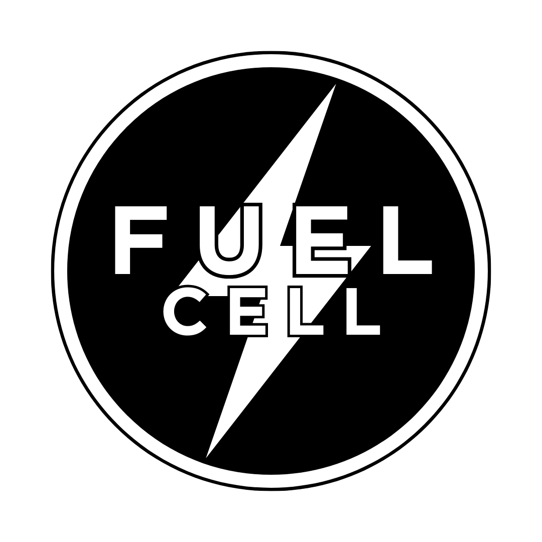 Logo - FUEL Cell - White on Bl
